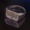 Menorah ring 14k