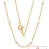 9k Yellow Gold Opal Oval Link Chain – 45cm
