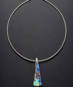Winton Opal Pendant with Snake Chain