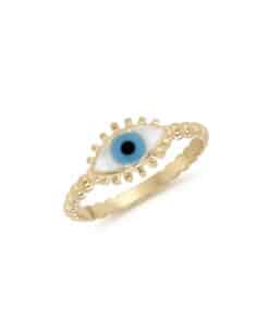 Gold Eye Ring